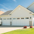 Frameless aluminum glass modern garage door